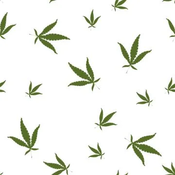 Marijuana, Cannabis icons. Set of medical marijuana icons. Drug consumption. Stock Illustration