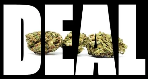 Marijuana deal Stock Illustration