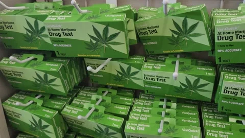 Marijuana Drug Test 스톡 동영상 202045323