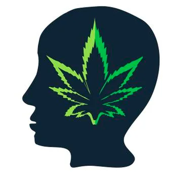 Marijuana icons cbd. Cannabinoid logo. Marijuana leaf oil. Hemp oil. Vector Stock Illustration