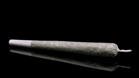 Marijuana Joint Closeup Video stock 108591154