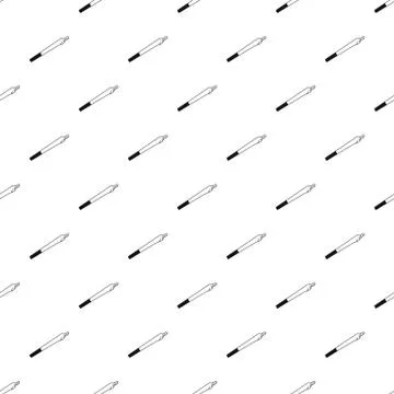 Marijuana joint pattern, simple style 库存插图