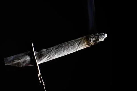 Marijuana joint Stock Photos