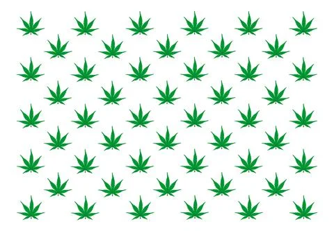 Marijuana leaf background wallpaper vector illustration Illustrazione stock