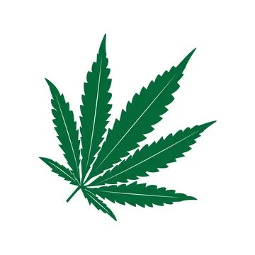 Marijuana leaf icon Stock Illustration