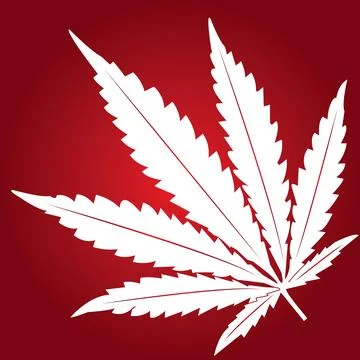 Marijuana leaf icon Stock Illustration