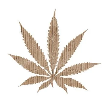 Marijuana leaf Stock Illustration