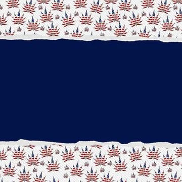 Marijuana leaves torn background Stock Illustration