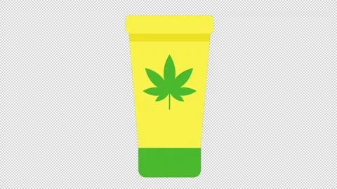 Marijuana Lotion Stock Footage 205066053