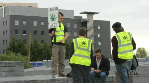 Marijuana March 18 Video stock 702600