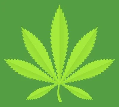 Marijuana or Pot Leaf Stock Illustration