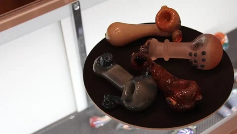 Marijuana Pipe Stock Footage 4584561