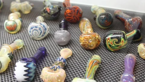 Marijuana Pipe Stock Footage 4585487