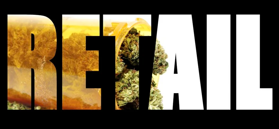 Marijuana retail Stock Illustration