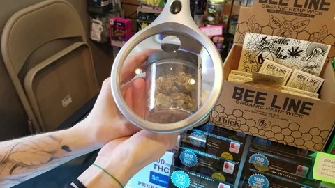 MARIJUANA STORE Stock Footage 78192966