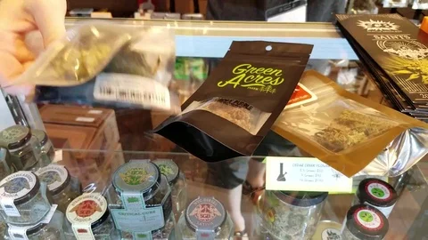 MARIJUANA STORE Stock Footage 78193002