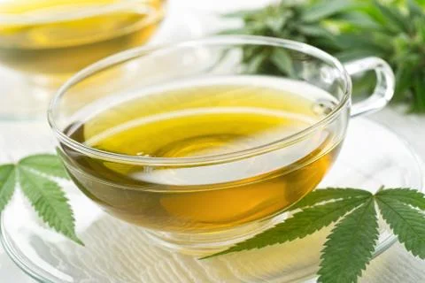 Marijuana Tea Foto stock