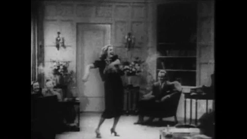 Marijuana use in high schools in the 1930s makes kids attend parties where they Vídeo Stock 106020035