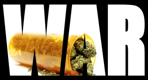 Marijuana war Stock Illustration