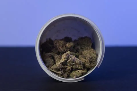 Marijuanacontaineropen Stock Photos
