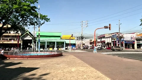 Marikina City Stoplight and Intersection on Main Highway Stock Footage 235884506