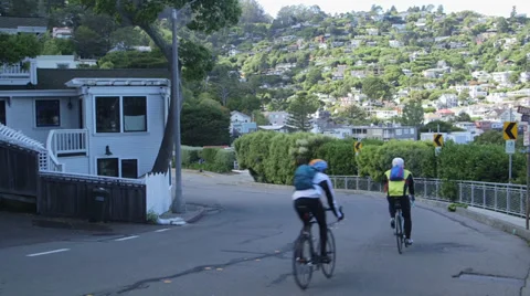 Marin downhill bicycles Stock Footage 36923541