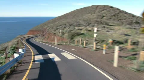 Marin Headlands Road 1 Stock Footage 10749778