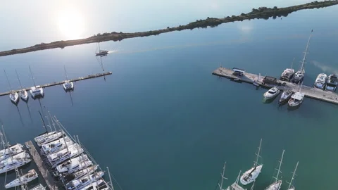 Marina aerial. Stock Footage 310312643