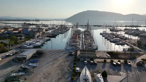 Marina aerial. Stock Footage 310313082