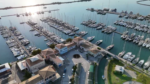 Marina aerial. Stock Footage 310313251