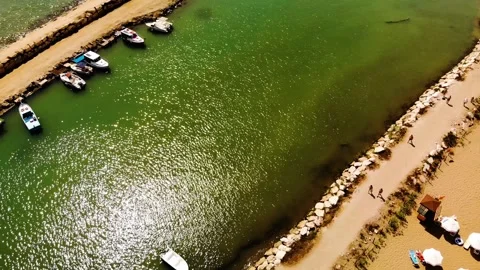 Marina And Beach Stock Footage 289039972