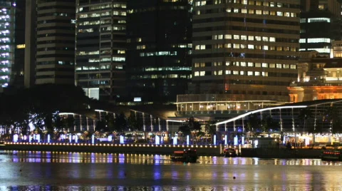 Marina Bay Stock Footage 590699