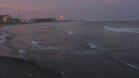Marina beach at Chennai Stock Footage 157170117