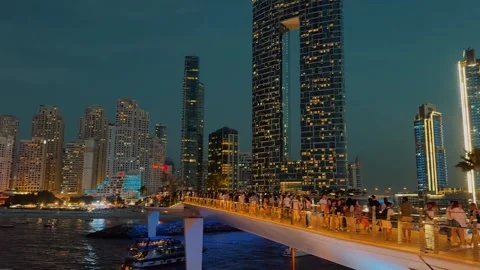 Marina beach View point in Night 2 (Editorial) Stock Footage 328848421