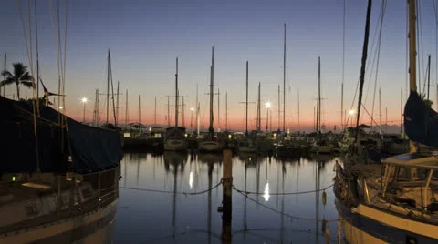 Marina Boats Stock Footage 24825901