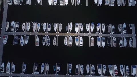 Marina Boats Stock Footage 249558352