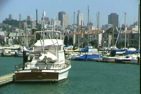 Marina &amp; City Stock-Footage 818836