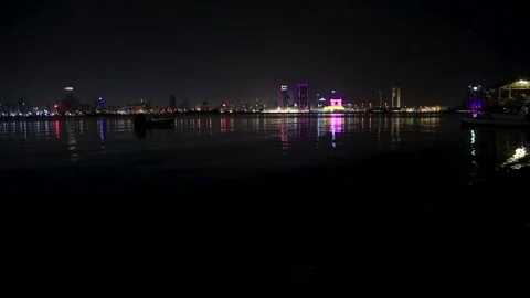 Marina Corniche Bahrain Stock Footage 247277561
