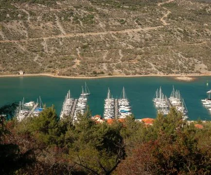 Marina in Cres Stock Photos