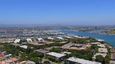Marina Del Rey Condos Stock Footage 99522560