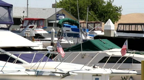 Marina Docks Stock Footage 789208