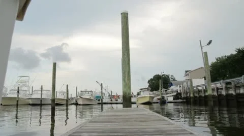 Marina Dolly forward Stock Footage 12044950