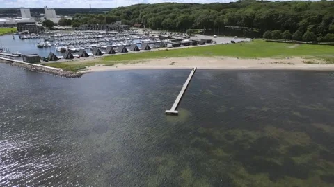 Marina - Drone Shot Stock Footage 218388143