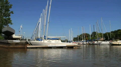 Marina Entry Video stock 779426