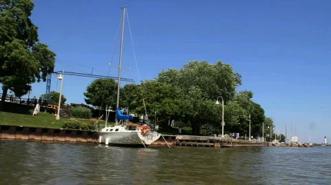 Marina Exit Video stock 779427