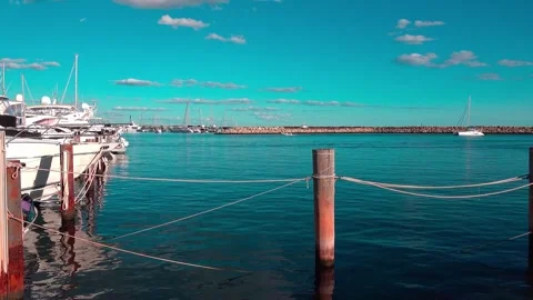At the marina Stock Footage 282230997