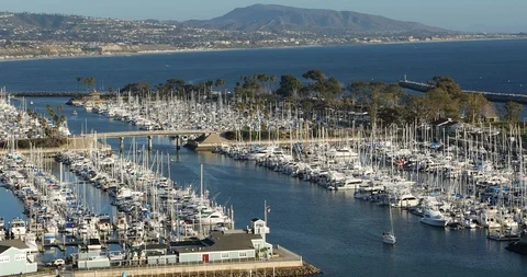 Marina full of Boats Stock Footage 102152904
