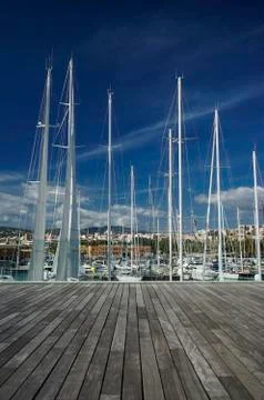 Marina Stock Illustration
