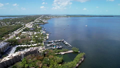 Marina in Key Largo Stock Footage 239885364