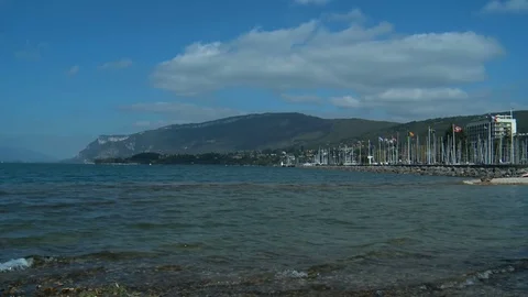 Marina Lac du Bourget 1 Stock Footage 69828425